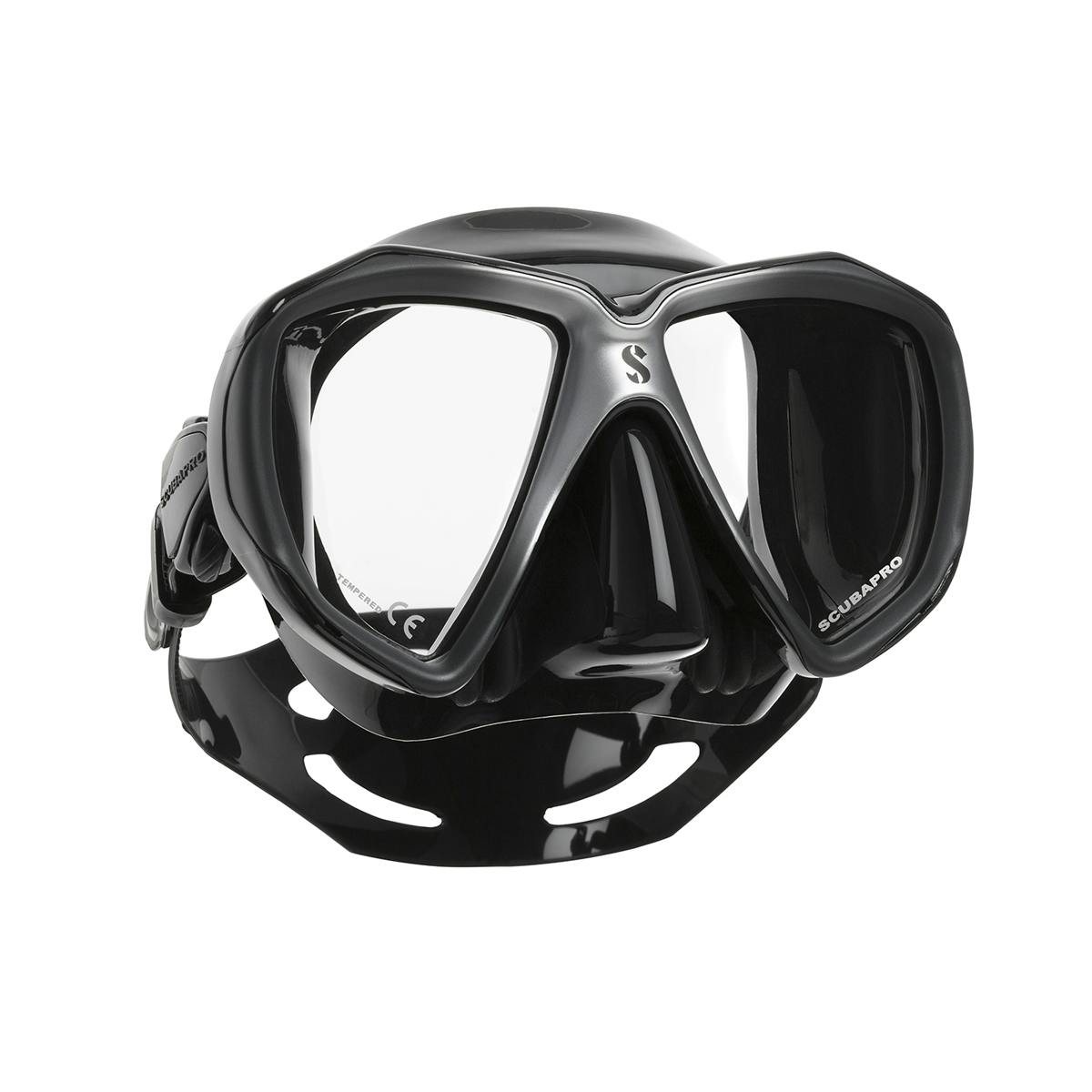 ScubaPro Spectra Mask, Two Lens - Black/Silver
