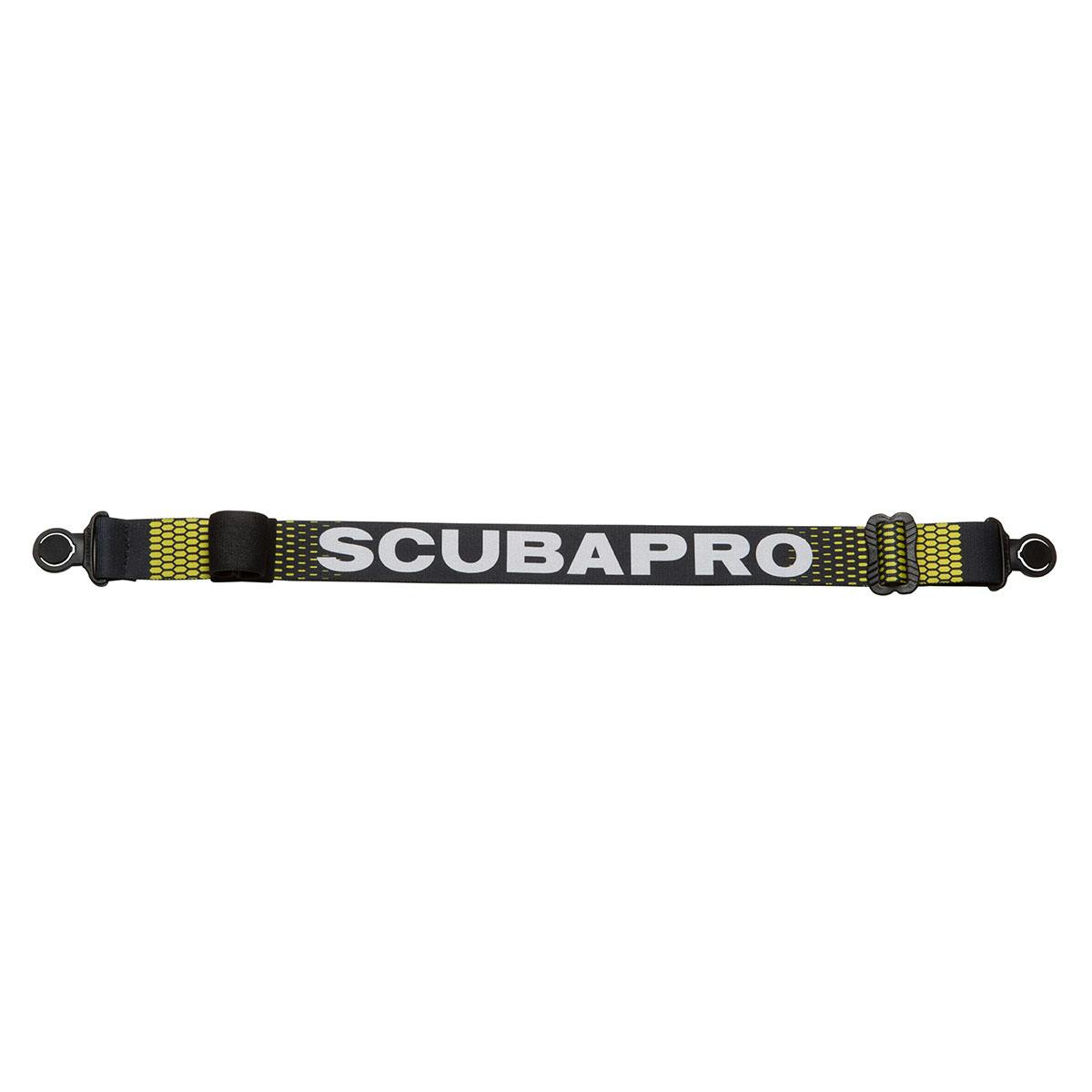 ScubaPro Comfort Mask Strap with Snorkel Keeper - Black/Yellow