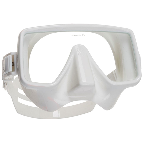ScubaPro Frameless Mask, Single Lens - White