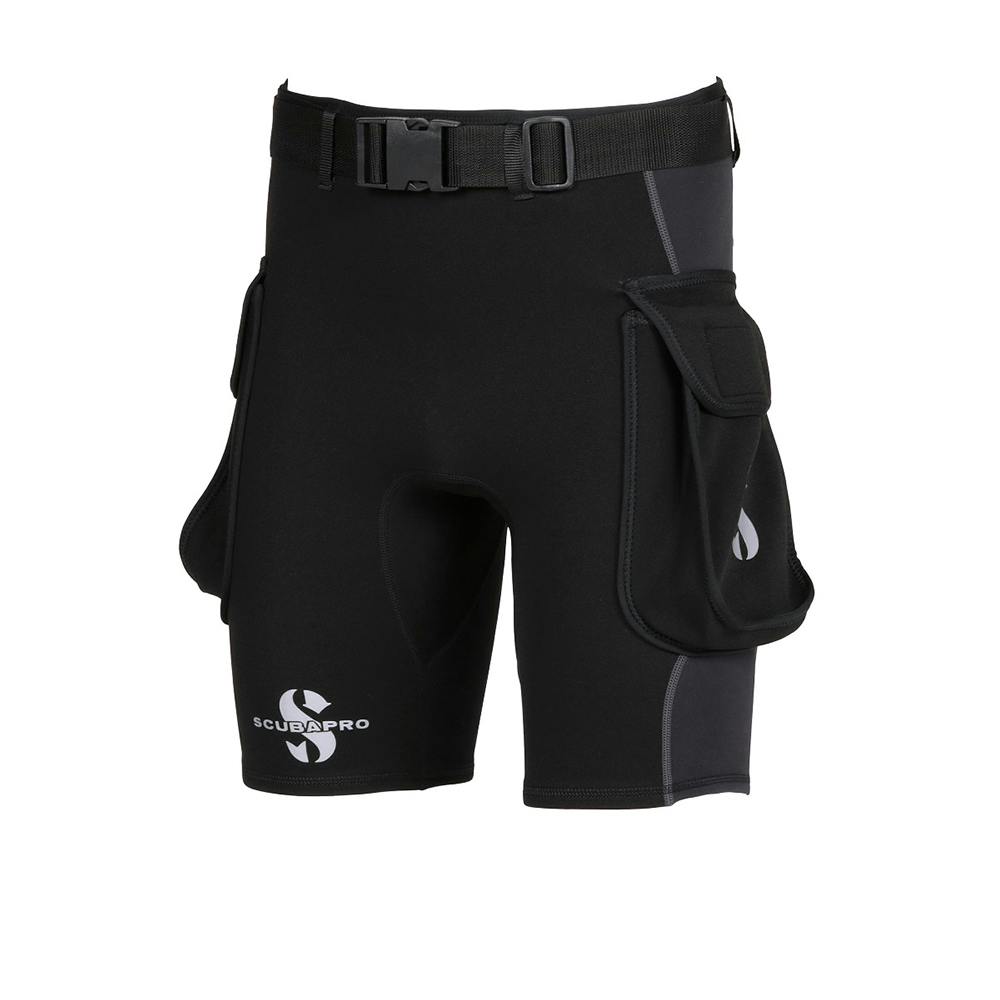 ScubaPro 1mm Hybrid Cargo Shorts (Men's) - Black
