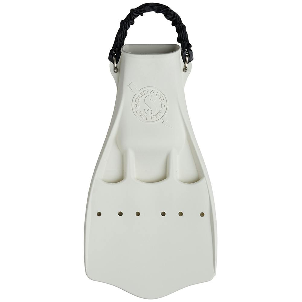 ScubaPro Jet Fins with Spring Heel Strap - White