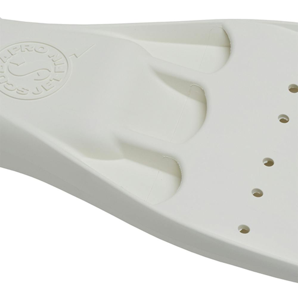 ScubaPro Jet Fins with Spring Heel Strap Detail - White