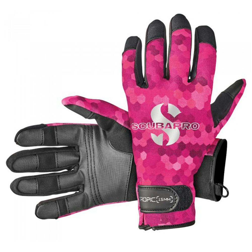 ScubaPro Tropic 1.5mm Dive Gloves - Flamingo