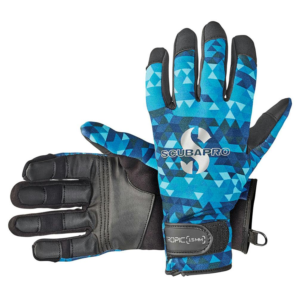 ScubaPro Tropic 1.5mm Dive Gloves - Aegean