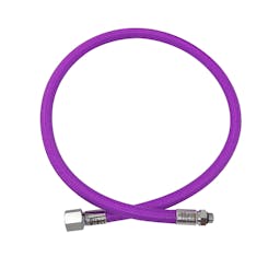 XS Scuba MiFlex Braided Low Pressure Hose - Purple Thumbnail}