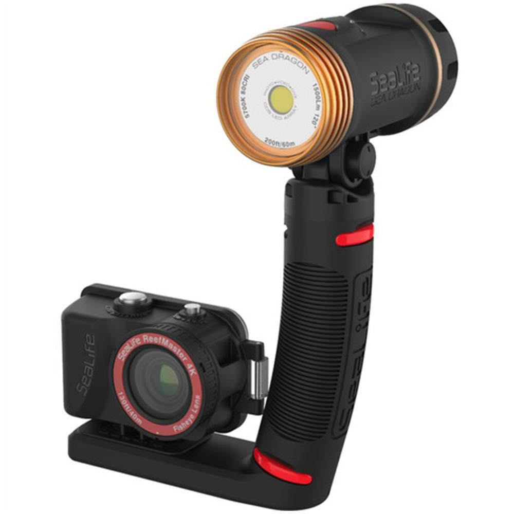 SeaLife ReefMaster Pro 2000 Underwater Camera and Lighting Set Side Angle