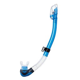 TUSA Hyperdry Elite II Dry Snorkel - Fishtail Blue Thumbnail}