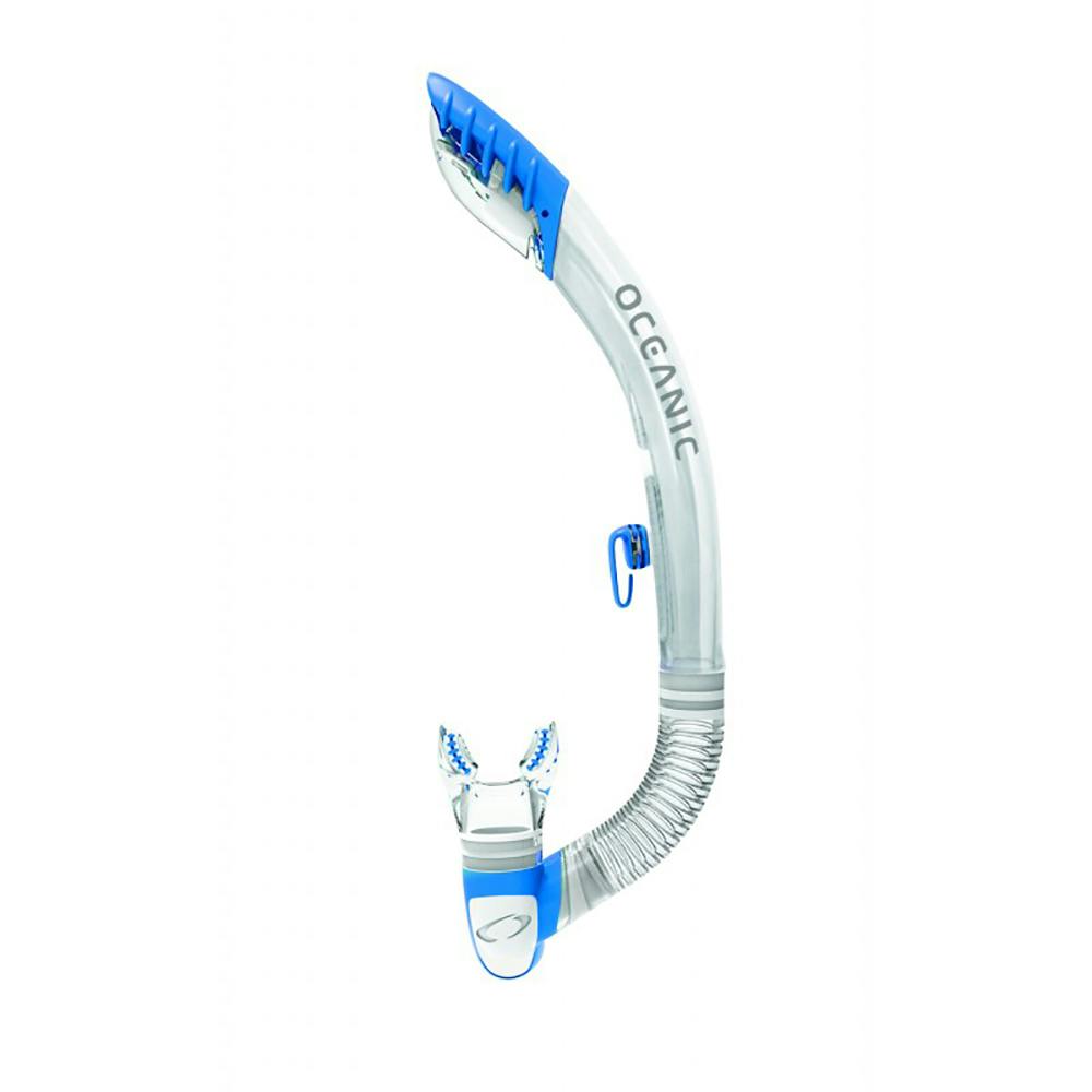 Oceanic Ultra Dry 2 Snorkel with Purge - Clear/Blue