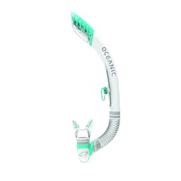 Oceanic Ultra Dry 2 Snorkel with Purge - White/Sea Blue Thumbnail}