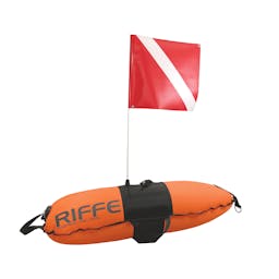 Riffe 20L Torpedo Pro Float With Diver Down Flag Thumbnail}