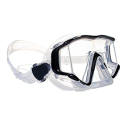 EVO Tiburon+ Mask with Purge Valve, Wraparound Lens - Clear/Black Thumbnail}