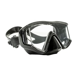 EVO Tiburon+ Mask with Purge Valve, Wraparound Lens Bottom - Black/Black Thumbnail}