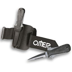 Omer Mini Laser 3.15" Knife with Elastic Arm Sheath Thumbnail}