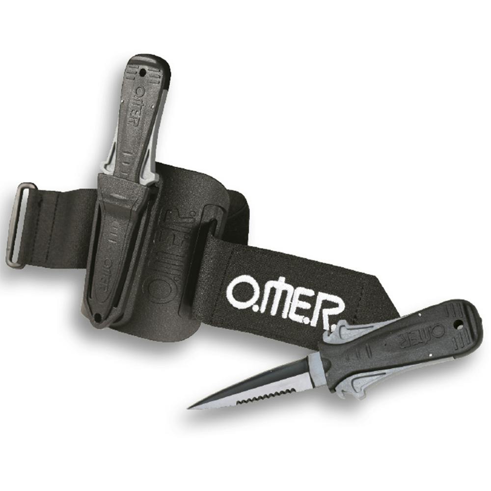 Omer Mini Laser 3.15" Knife with Elastic Arm Sheath