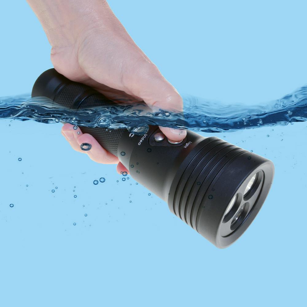 Tovatec MERA Dive Light & Built in Camera Underwater Lifestyle