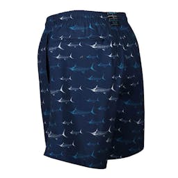 Hook & Tackle Marlin Express Fishing Water Shorts (Men’s) Left Side - Royal Thumbnail}