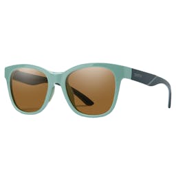 Smith Caper ChromaPop Sunglasses (Women's) - Saltwater Frame/Brown Lens Thumbnail}