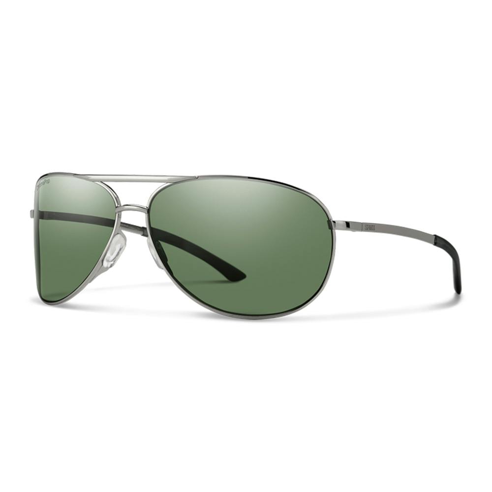Smith Serpico 2.0 ChromaPop+ Polarized Sunglasses - Gunmetal Frame/Gray Green Lens