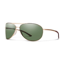Smith Serpico 2.0 ChromaPop+ Polarized Sunglasses - Matte Gold Frame/Gray Green Lens Thumbnail}