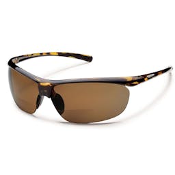 Suncloud Zephyr Polarized Polycarbonate Sunglasses - Tortoise Frame/Brown Lenses +2.00 Thumbnail}