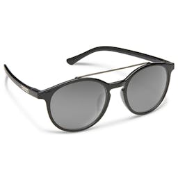 Suncloud Belmont Polarized Sunglasses - Black Frames with Gray Lenses Thumbnail}