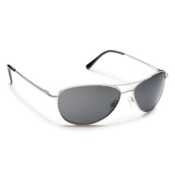 Suncloud Patrol Polarized Polycarbonate Sunglasses - Silver/Gray Thumbnail}