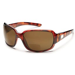 Suncloud Cookie Polarized Polycarbonate Sunglasses - Tortoise Frame/Brown Lenses +1.50 Thumbnail}