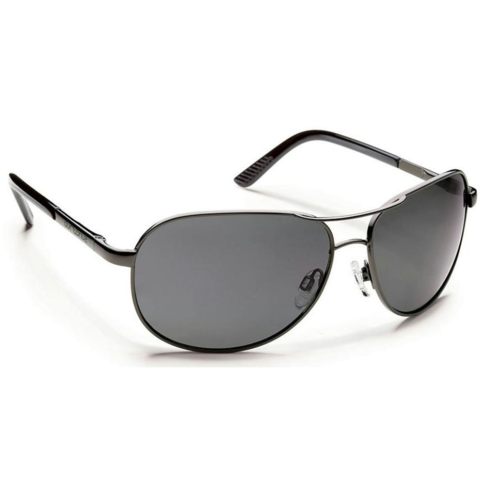 Suncloud Aviator Polarized Polycarbonate Sunglasses (Men's) Gunmetal Gray