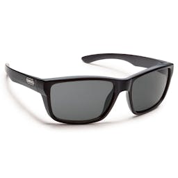 Suncloud Mayor Polarized Polycarbonate Sunglasses - Matte Black Frame/Gray Lenses Thumbnail}