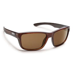 Suncloud Mayor Polarized Polycarbonate Sunglasses - Brown Frame/Brown Lenses Thumbnail}