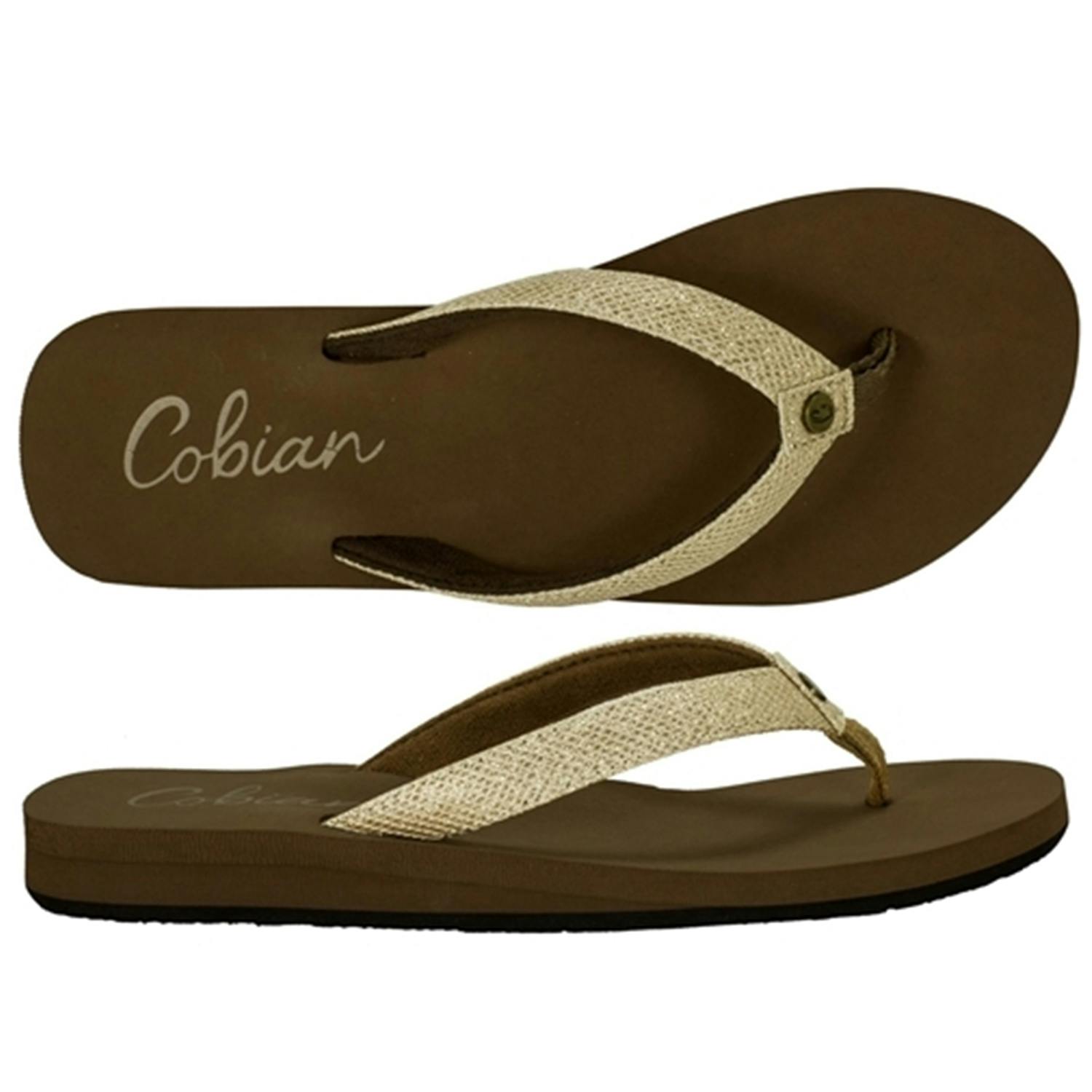Cobian Fiesta Bounce Sandals (Women’s) Angled View - Tan