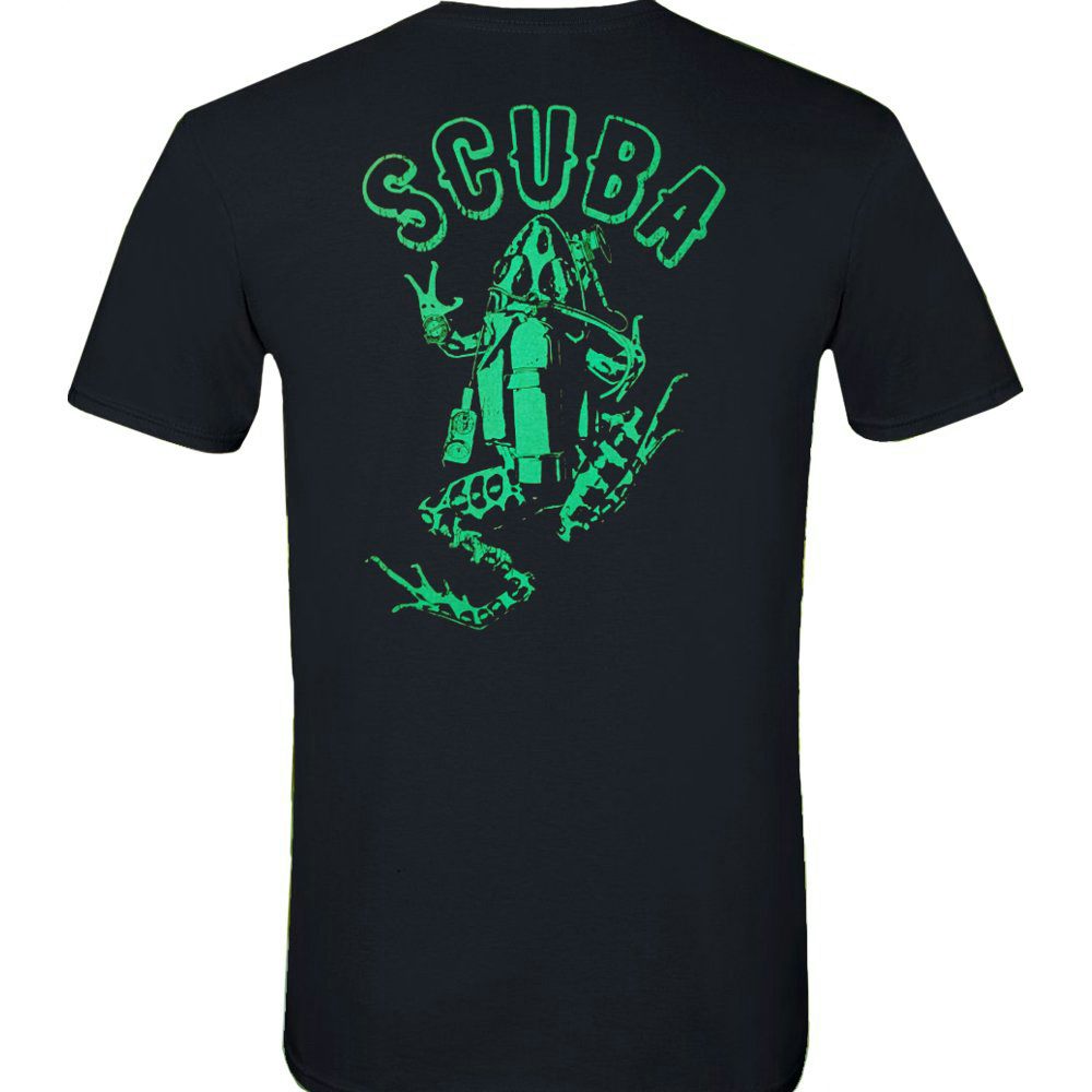 Amphibious Outfitters Scuba Frog Glow Short Sleeve Tee