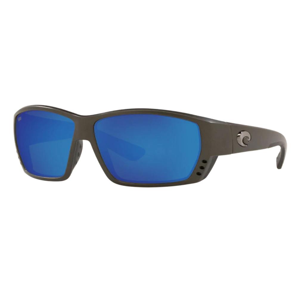 Costa Tuna Alley Polarized Sunglasses - Steel Gray Metallic Frame / Blue Mirror Lenses