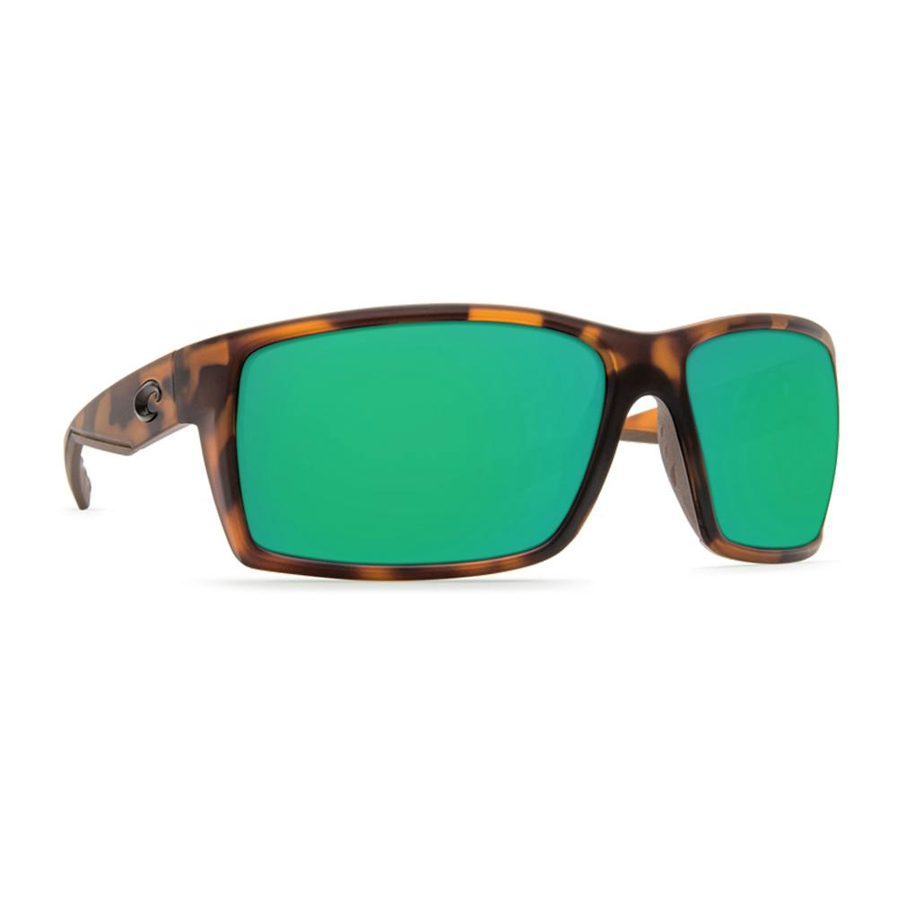 Costa Reefton Polarized Sunglasses (Men’s) - Matte Retro Tortoise Frame/Green Lenses