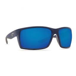 Costa Reefton Polarized Sunglasses (Men's) - Matte Blue Frame/Blue Mirror Lenses Thumbnail}