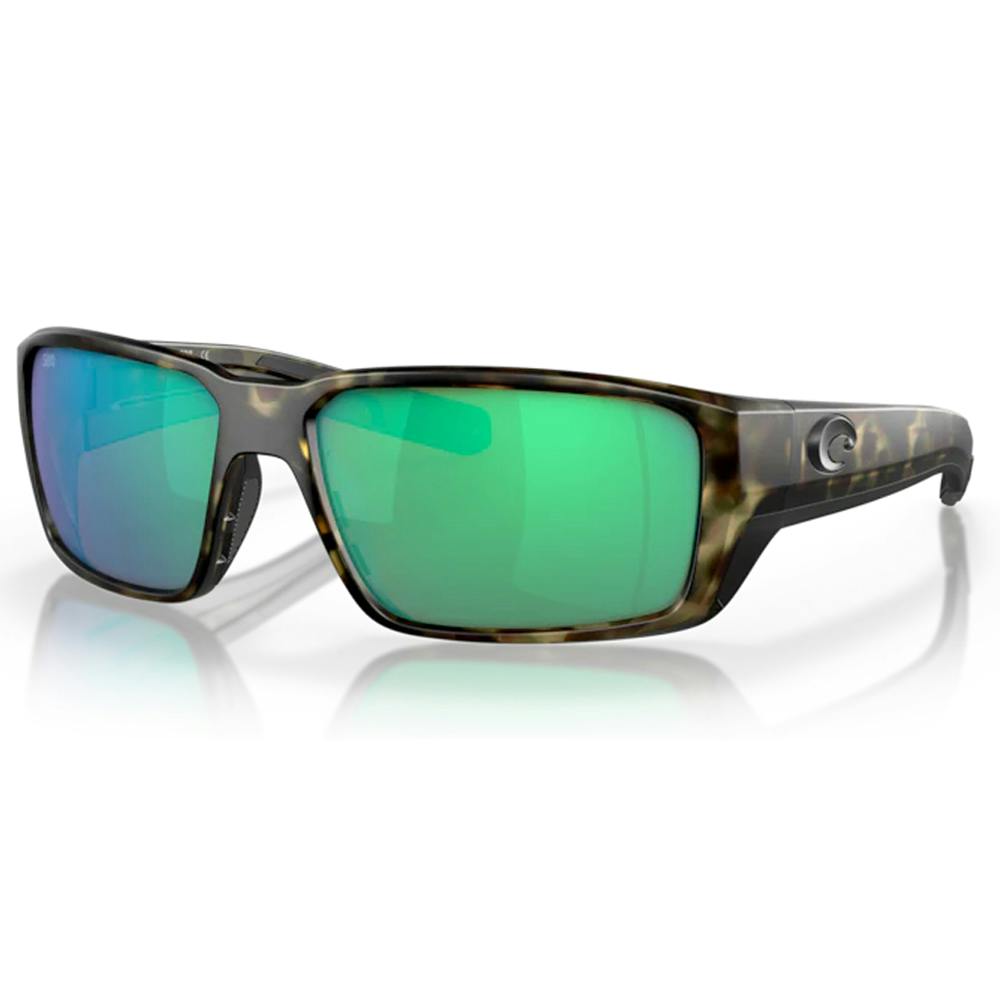Costa Fantail Polarized Sunglasses - Pro Series Matte Wetlands Frame/Green Mirror Lenses