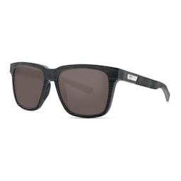Costa Pescador Polarized Sunglasses Front Angle - Net Gray with Gray Lenses Thumbnail}