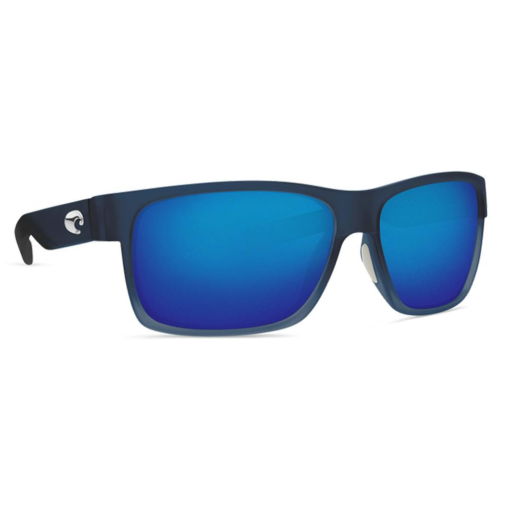 Costa Half Moon Polarized Sunglasses - Bahama Blue Fade Frame/Blue Mirror Lenses