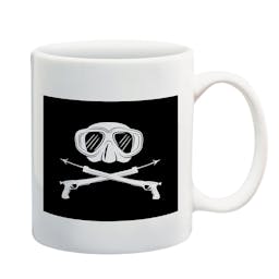 Dive Themed Coffee Mug - Mask & Speargun Thumbnail}