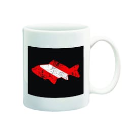 Dive Themed Coffee Mug - Faded Fish Thumbnail}