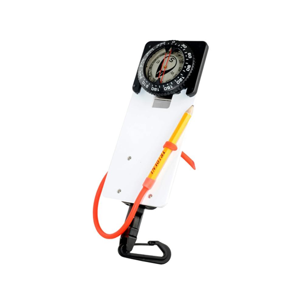Trident Diving Slate with Retractor and Compass