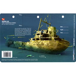 Rodeo 25 Wreck 3D Dive Site Map Back Side Thumbnail}