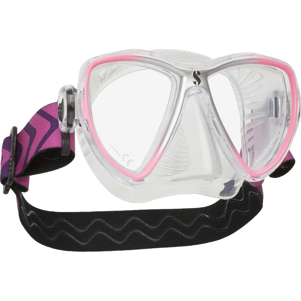 ScubaPro Synergy Mini Scuba Diving Mask - Pink/Clear