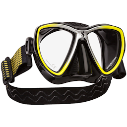 ScubaPro Synergy Mini Scuba Diving Mask - Yellow/Black Thumbnail}
