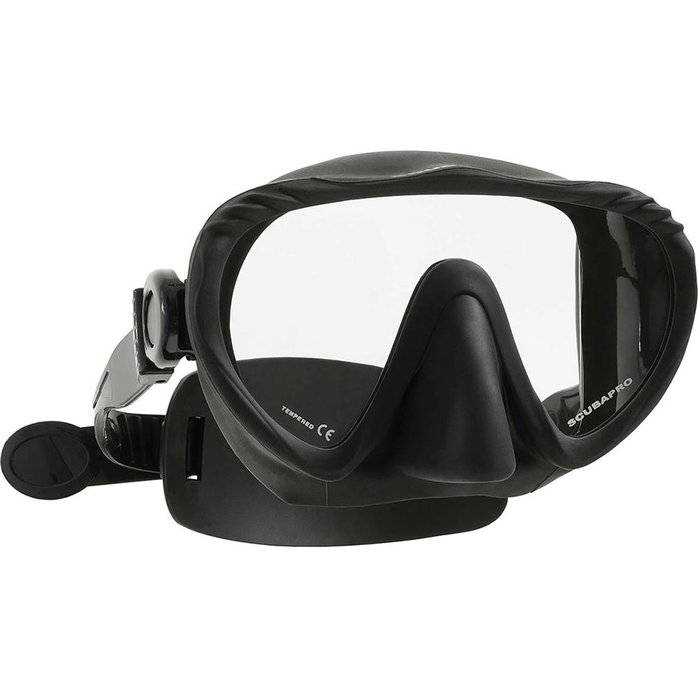 ScubaPro Ghost Dive Mask with EZ Strap Black