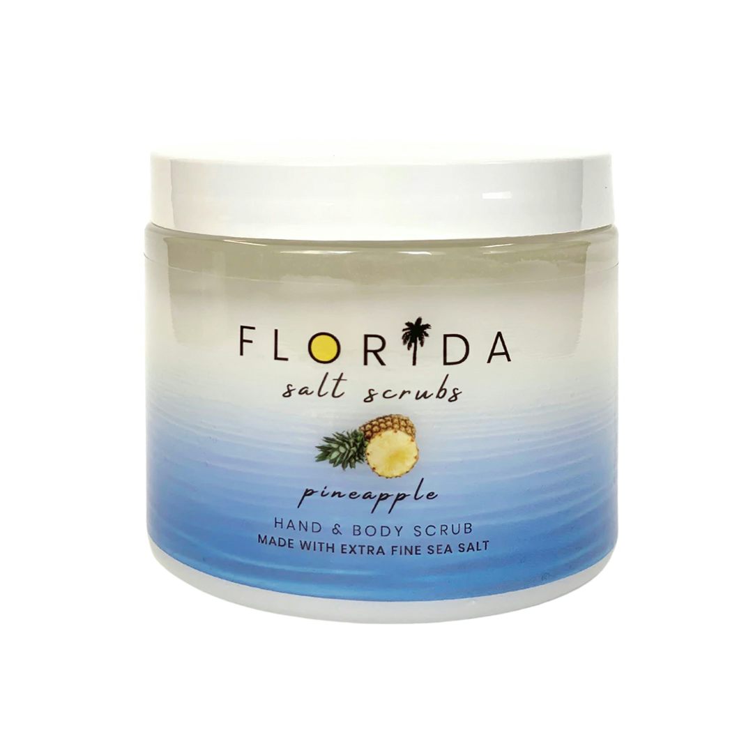 Florida Salt Scrubs Pineapple 23.5 oz Jar