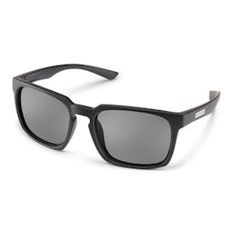 Suncloud Hundo Polarized Sunglasses - Matte Black Frame/Gray Lenses Thumbnail}