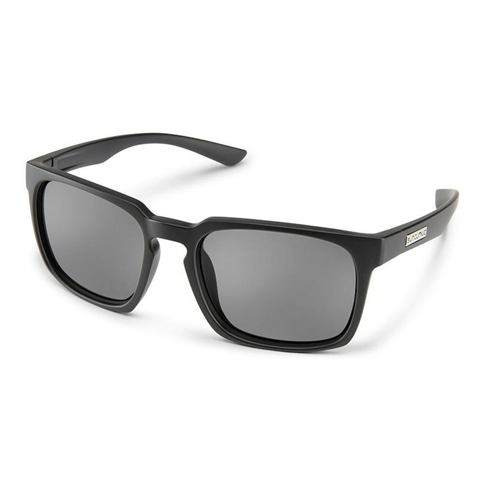 Suncloud Hundo Polarized Sunglasses - Matte Black Frame/Gray Lenses