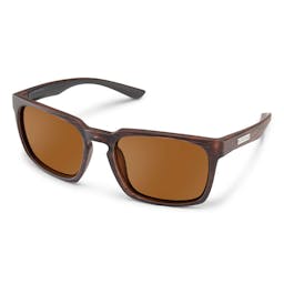 Suncloud Hundo Polarized Sunglasses - Burnished Brown Frame/Brown Lenses Thumbnail}