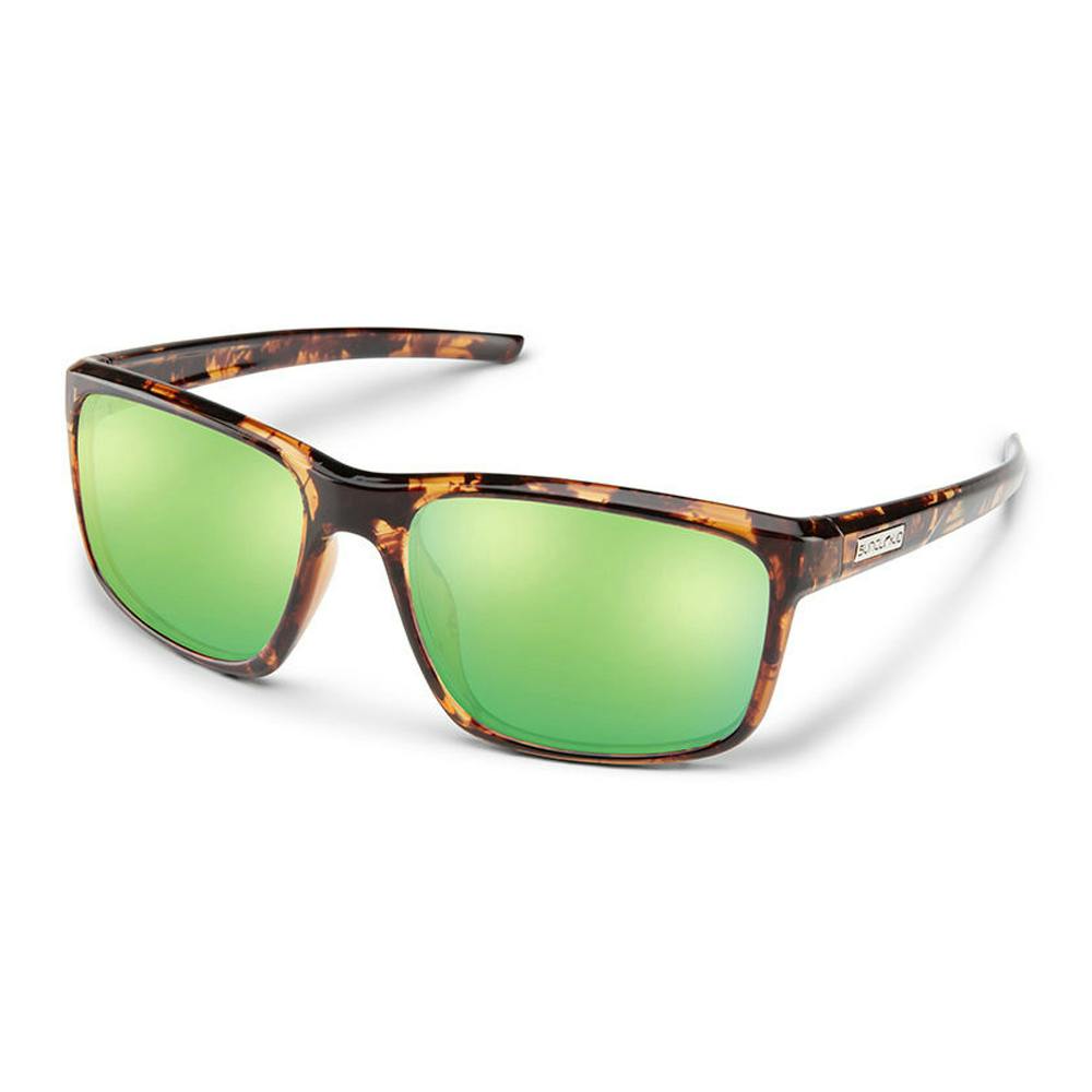 Suncloud Respek Polarized Sunglasses - Tortoise Frame / Green Mirror Lenses